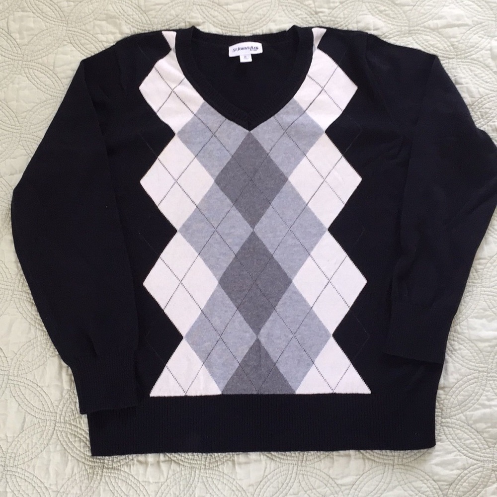 LAST CHANCE! XL “St. John’s Bay” V neck sweater